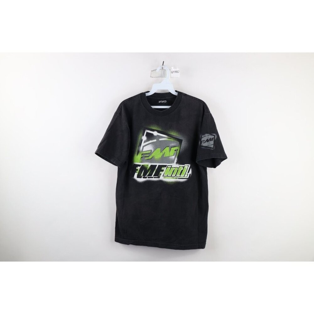 Vintage 90s Fmf Flying Machine Factory International Mens Medium Faded T-Shirt